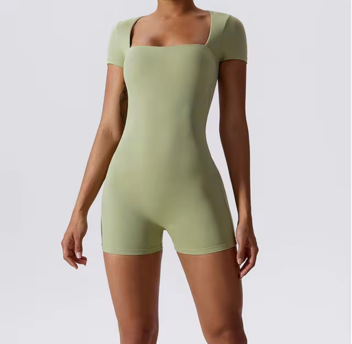 Summer Yoga Suit Women's Short One Piece Sports