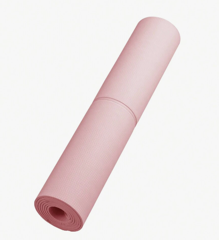 Pink Foldable Anti-Slip TPE Yoga Mat Exercise Equipment For Home Gym, Pilates
