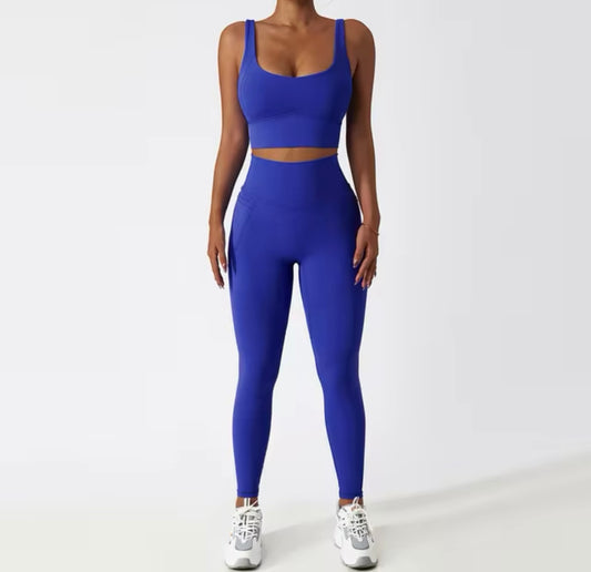 Seamless Women Tracksuit Yoga Set Workout